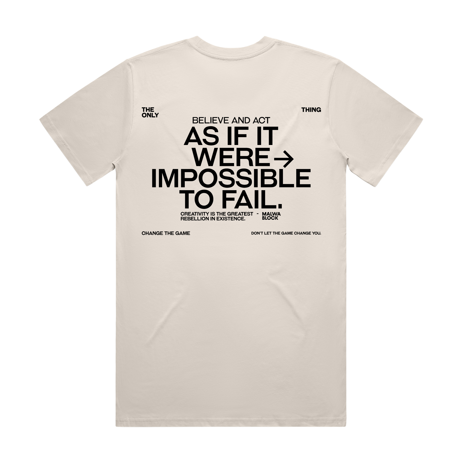 Change The Game - Motivational - Classic Tee