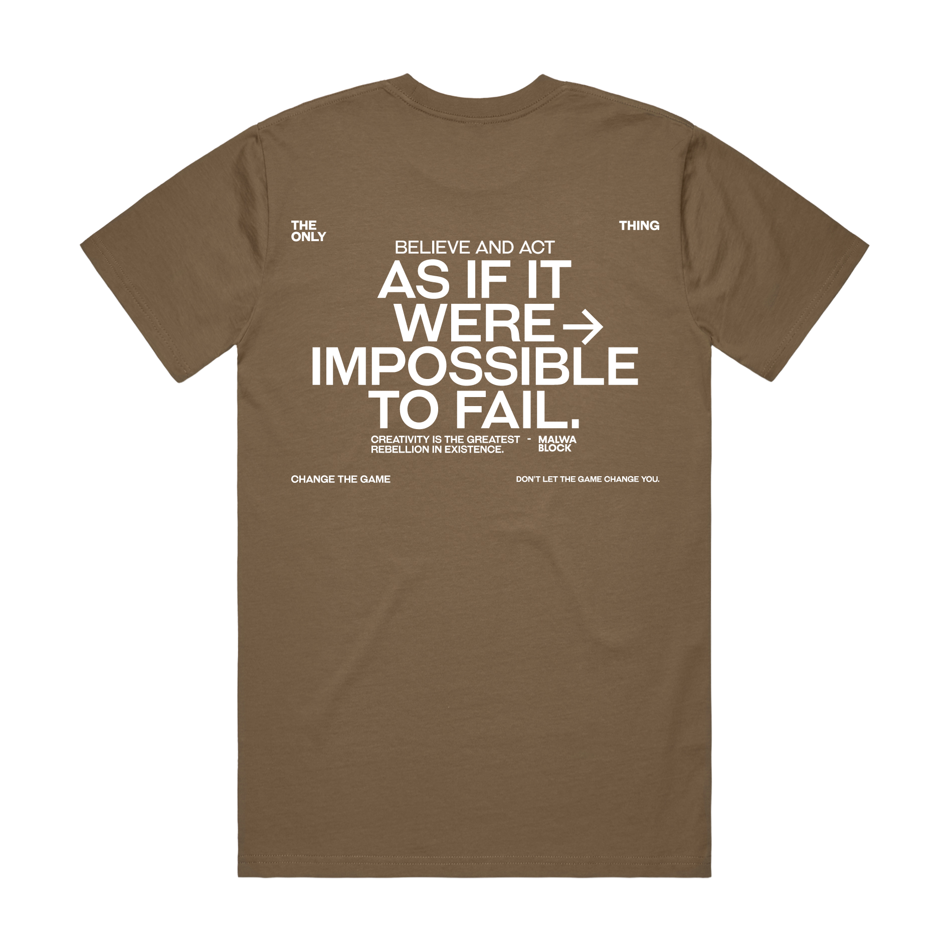 Change The Game - Motivational - Classic Tee