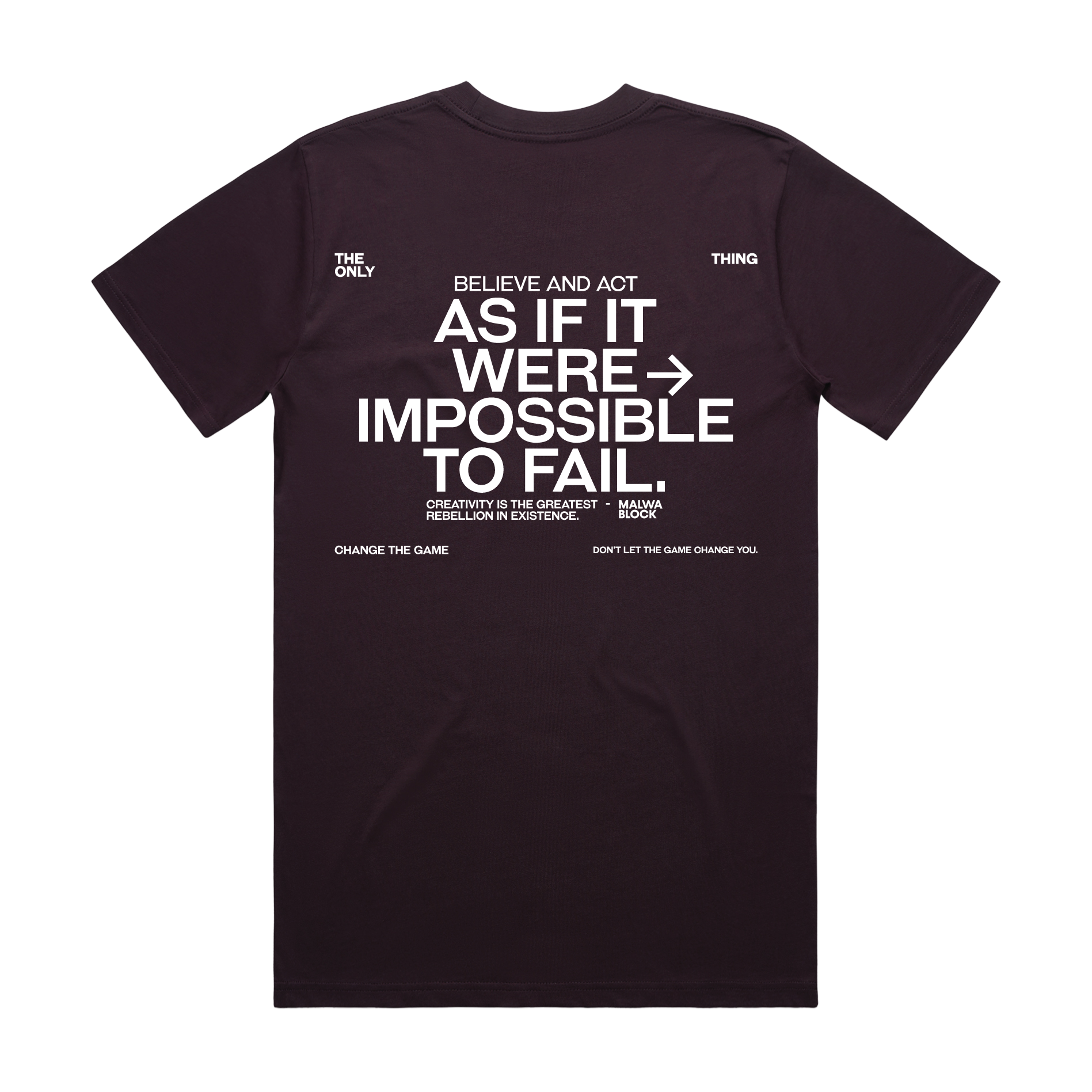 Change The Game - Motivational - Classic Tee