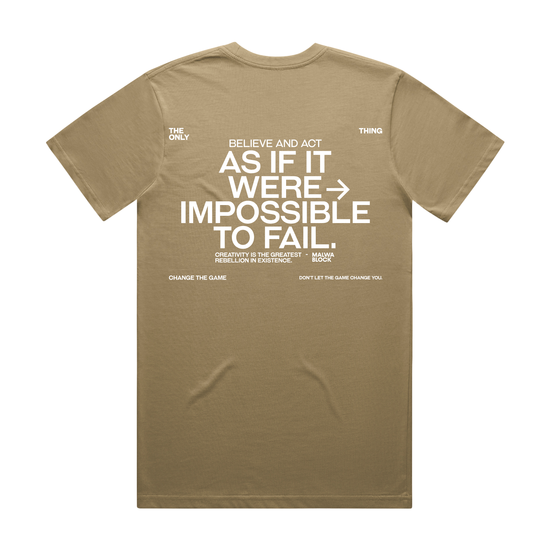 Change The Game - Motivational - Classic Tee