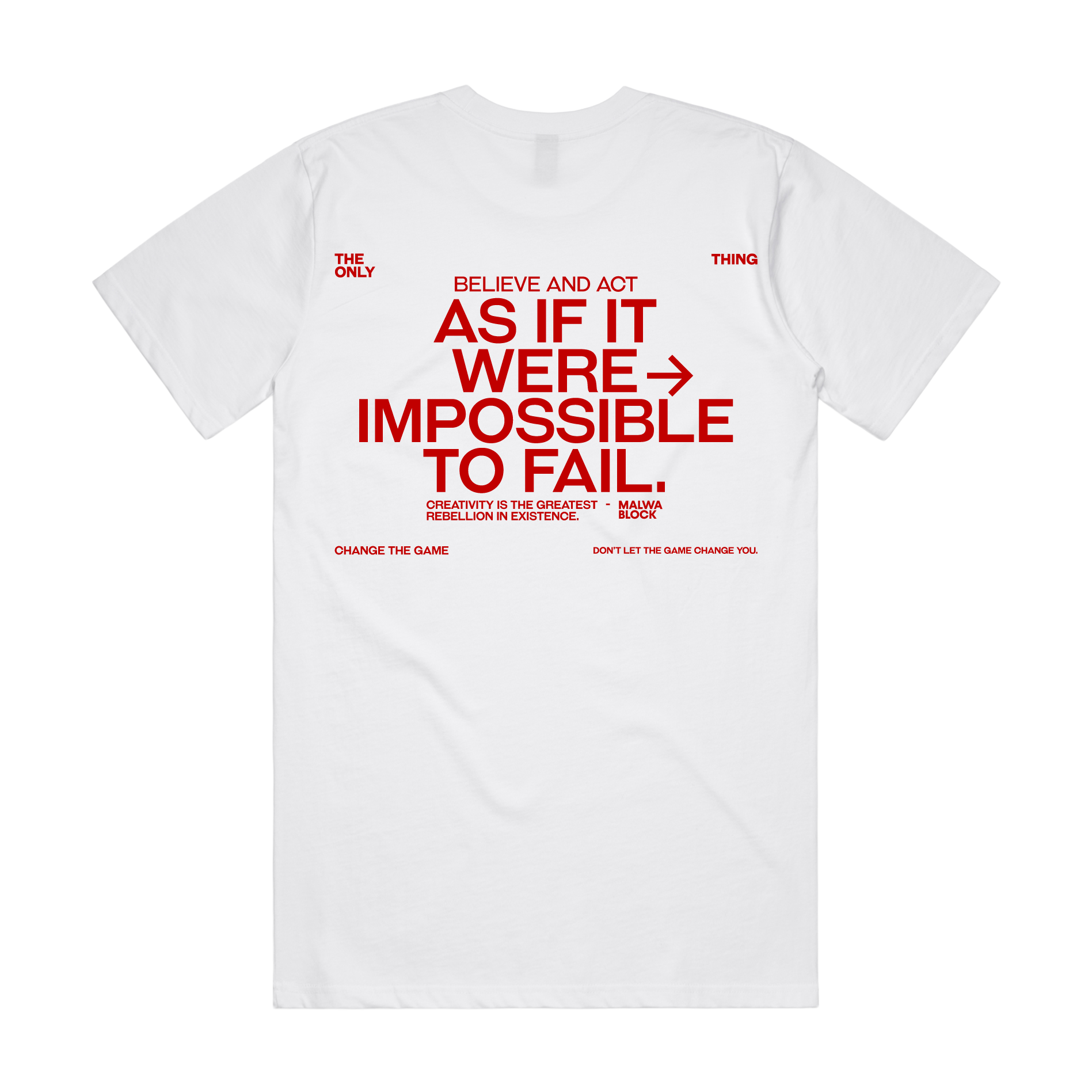 Change The Game - Motivational - Classic Tee