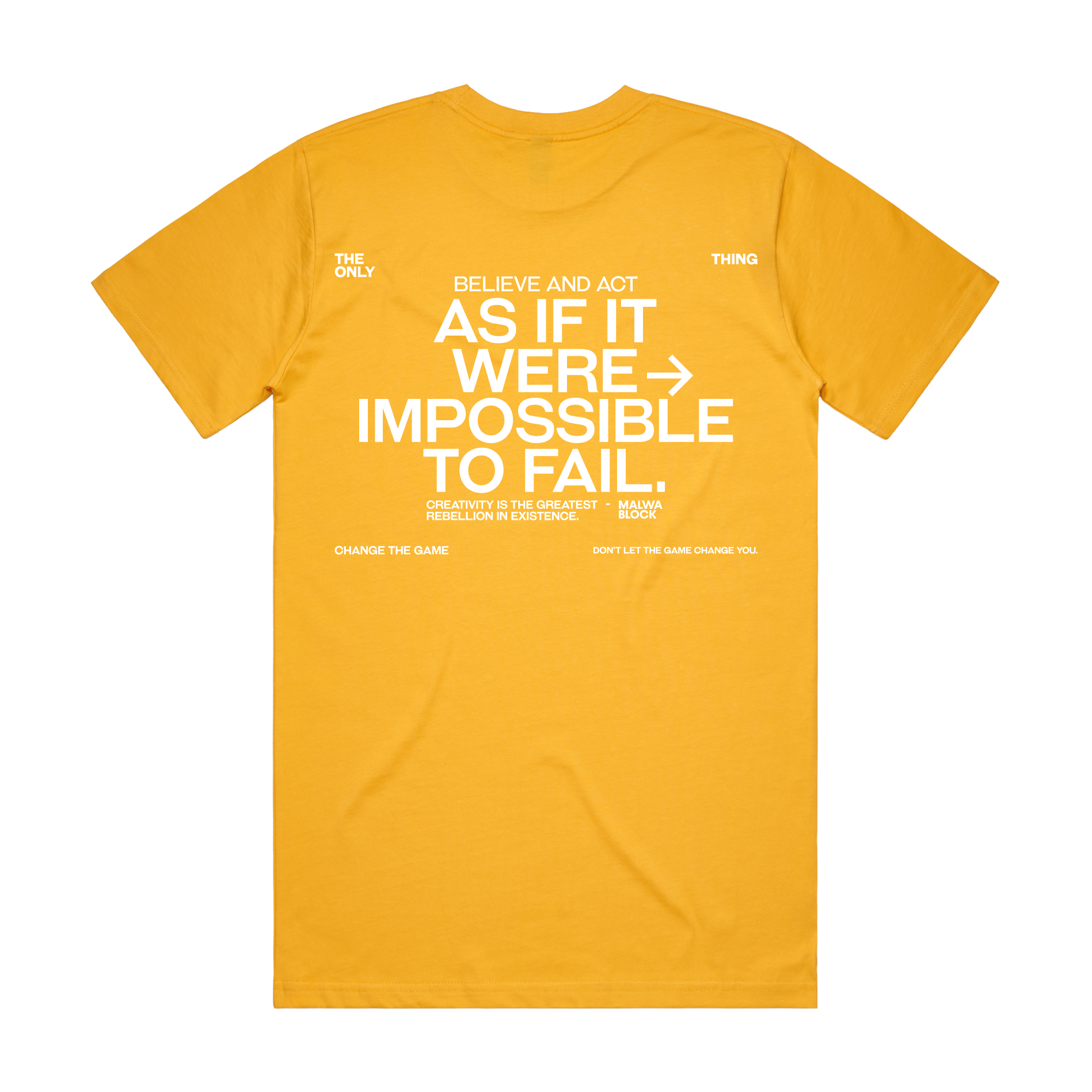 Change The Game - Motivational - Classic Tee