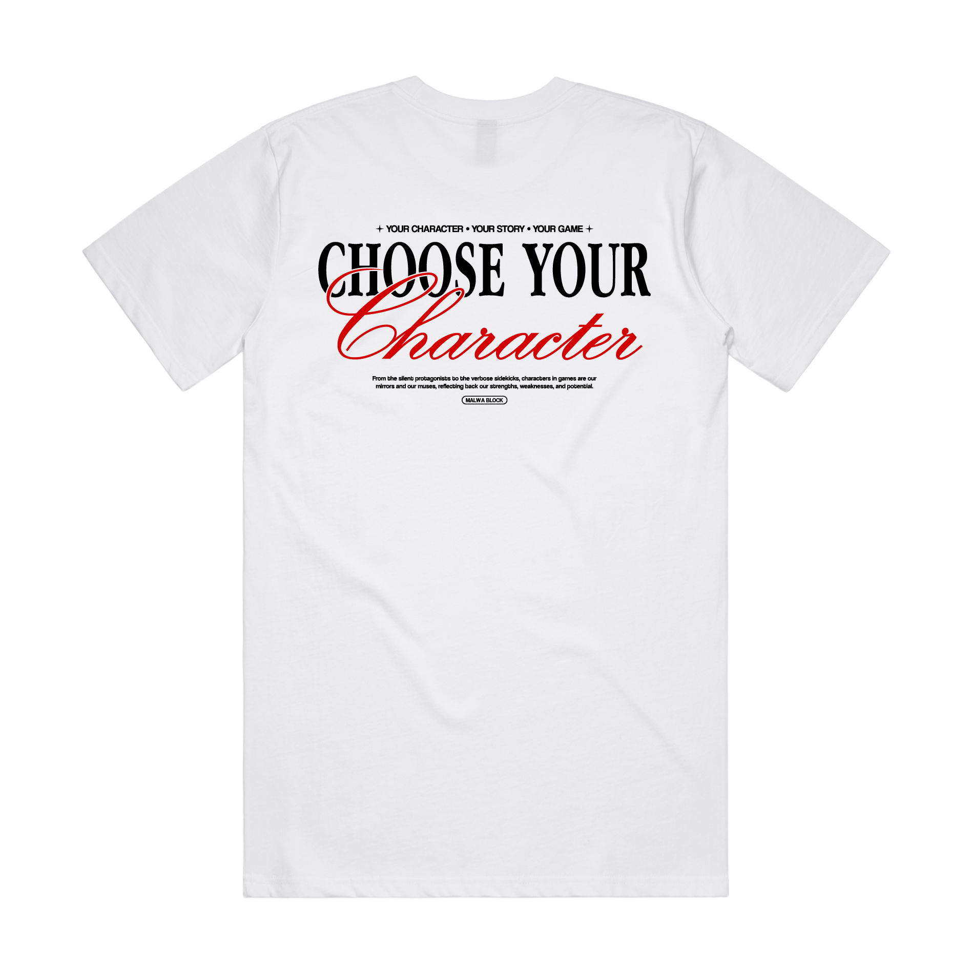 Choose Your Character - Inspirational - Classic Tee