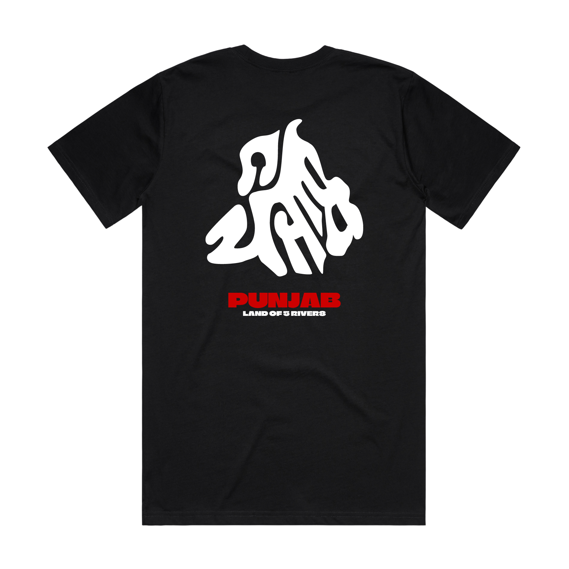 Punjab Gurmukhi Typography Map Illustration - Classic Tee