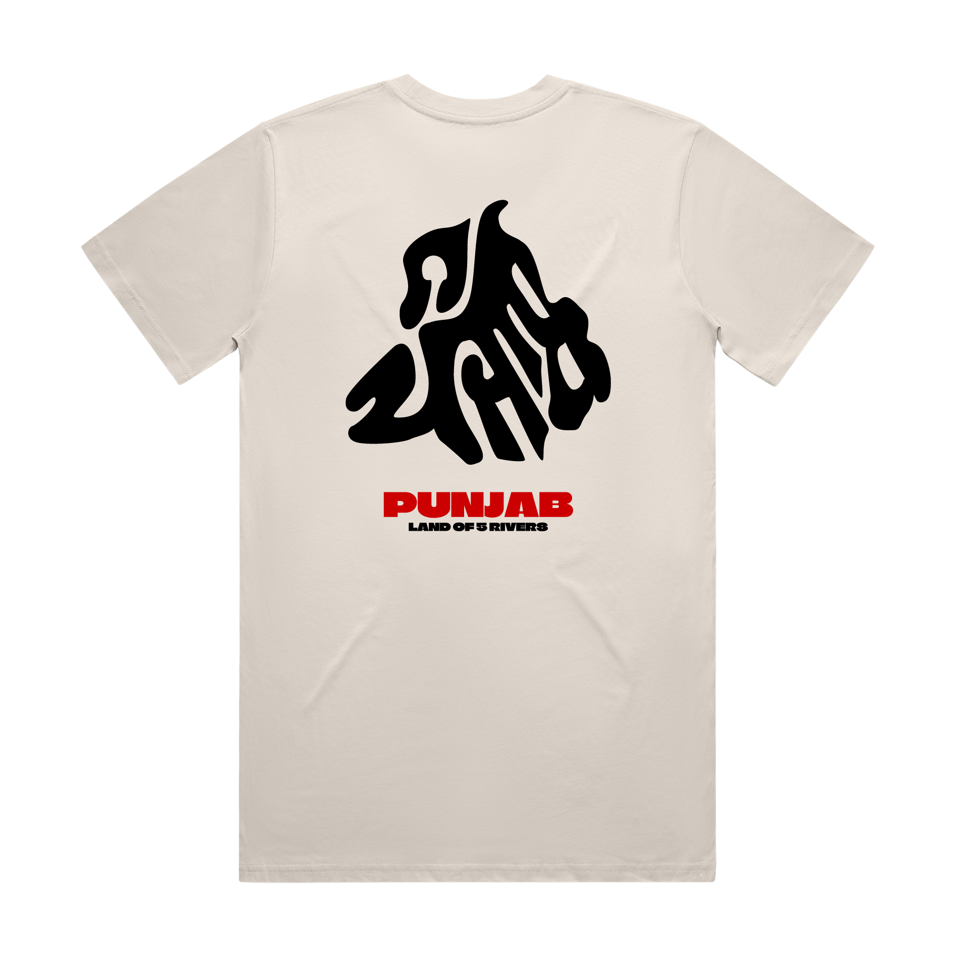 Punjab Gurmukhi Typography Map Illustration - Classic Tee