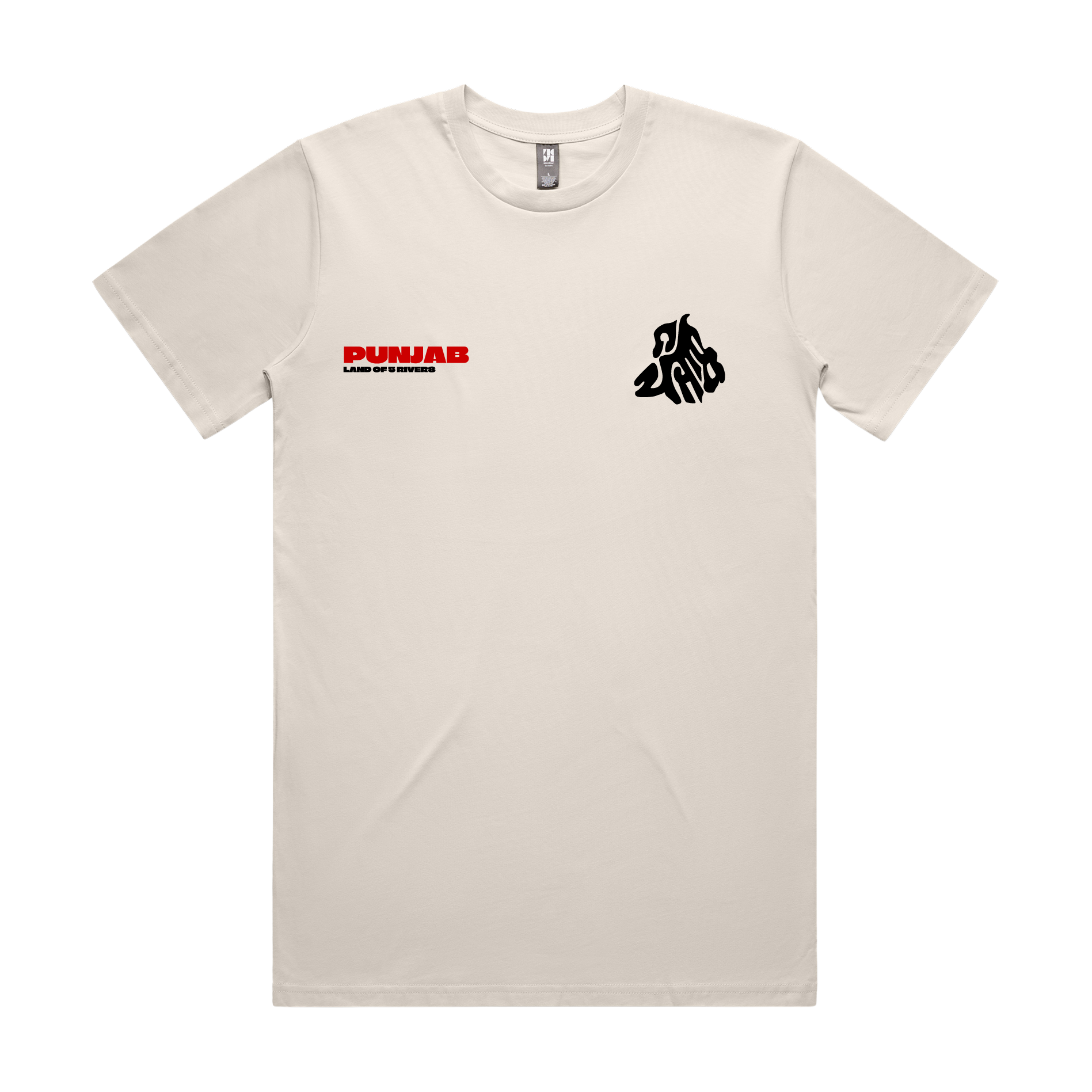 Punjab Gurmukhi Typography Map Illustration - Classic Tee